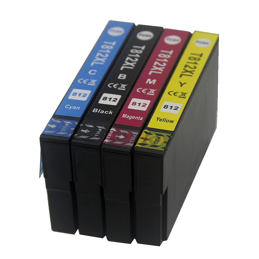 Amazon.com: 4pk Compatible Ink Cartridge Replacement for 812